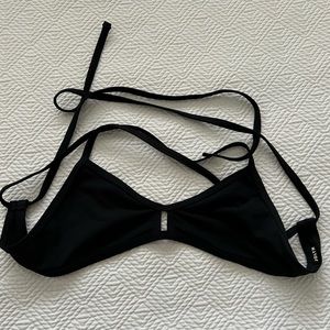 Jolyn Vent Top Sz S Bikini Top Black